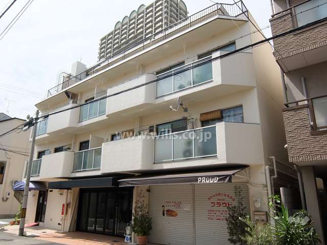 サニーライフ住吉の外観（南東側から）
