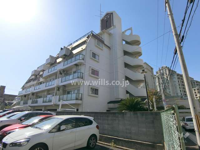 サンシャイン岡本の外観（北東側から）