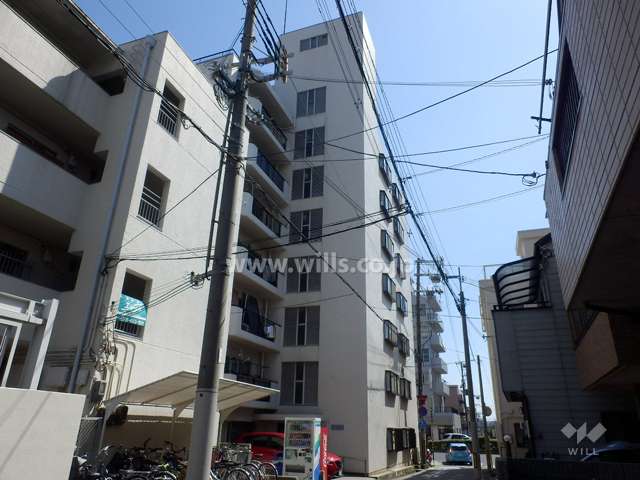 サンハイツ甲南の外観（北西側から）
