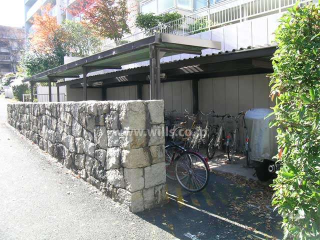 D棟の駐輪場