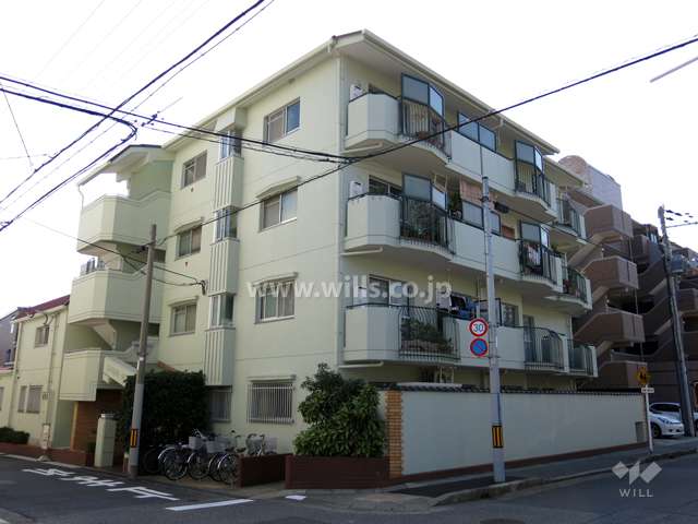 セルダン魚崎中町の外観（北東側から）