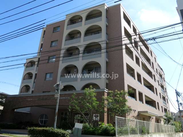 セレッソコート神戸住吉東町の外観（北西側から）