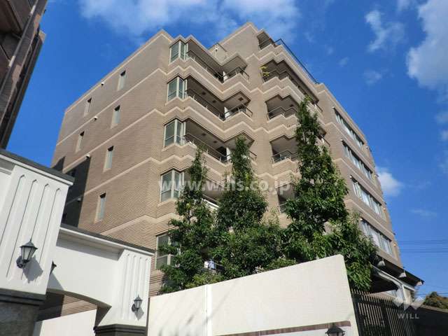 パークハイム御影西平野の外観（南西側から）