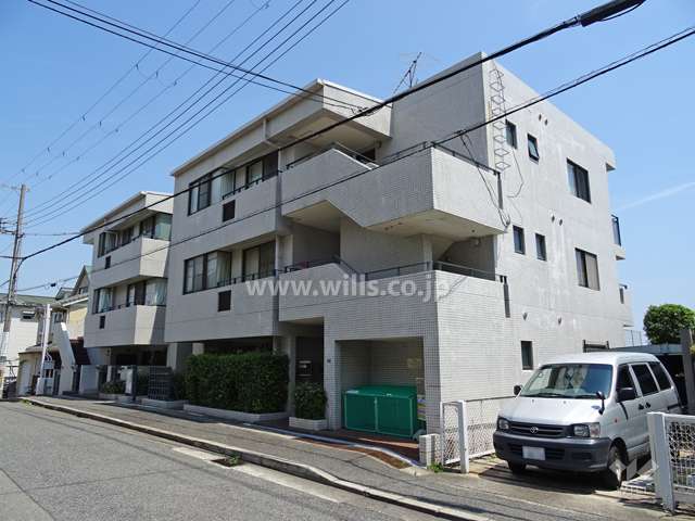 パラツィーナセシリア芦屋川の外観（北西側から）
