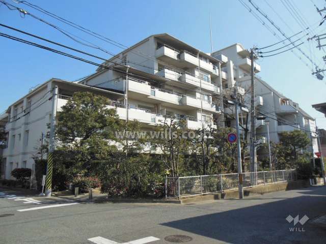 パレ住吉川の外観（南西側から）
