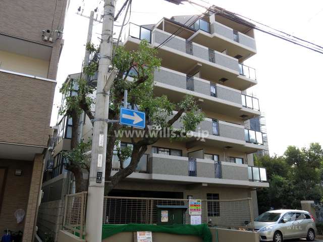 プレジール魚崎の外観（北東側から）