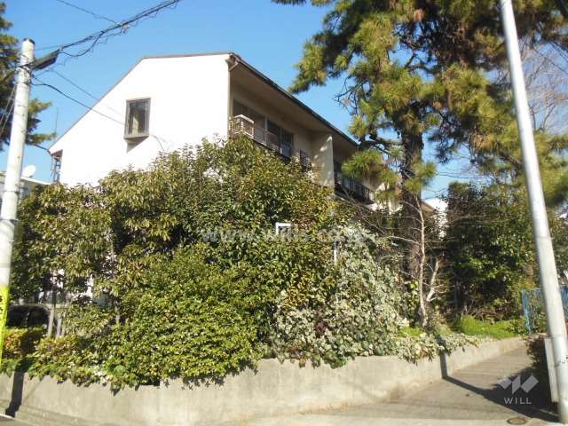 プレジオ住吉川の外観（南西側から）