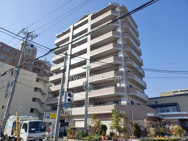 メープル魚崎北町の外観（南東側から）