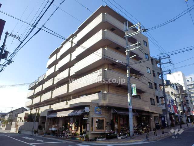 メゾンドール住吉北の外観（南東側から）