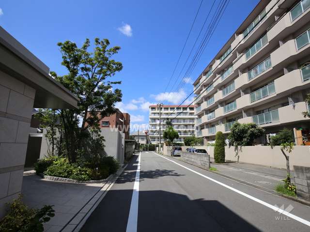 敷地南側の前面道路