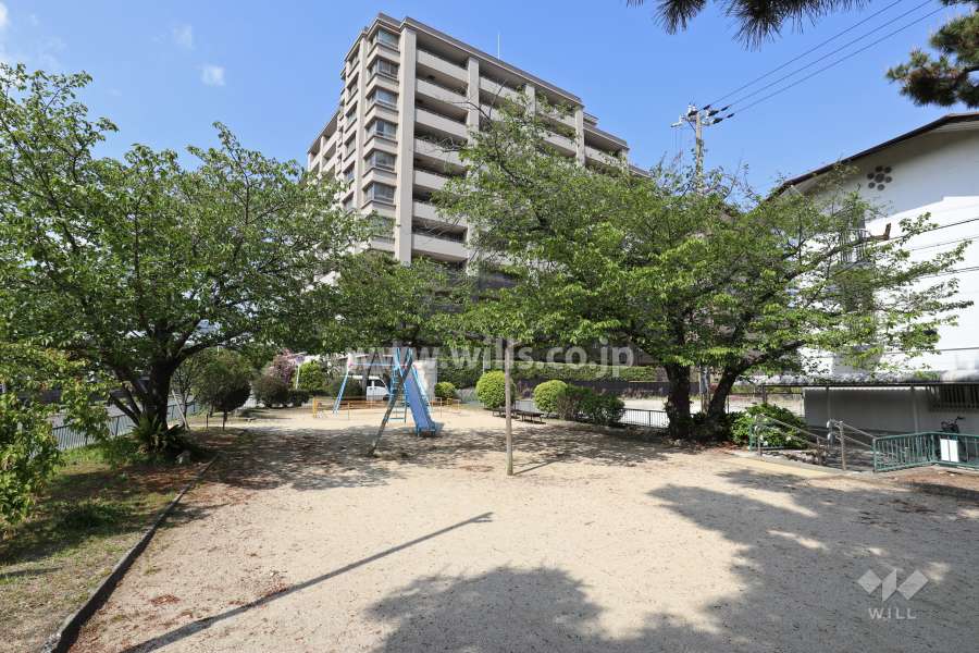 マンションの南側にある『住吉川公園』
