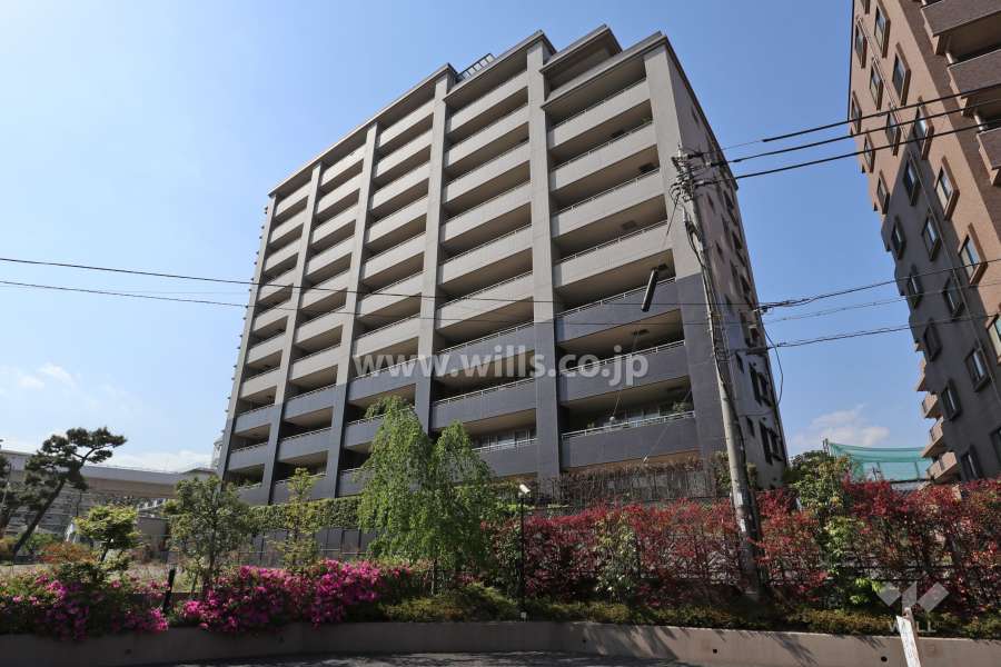 ルネ神戸住吉川清流の道の外観（南東側から）