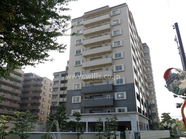 ルネ神戸住吉川清流の道の外観（北側から）