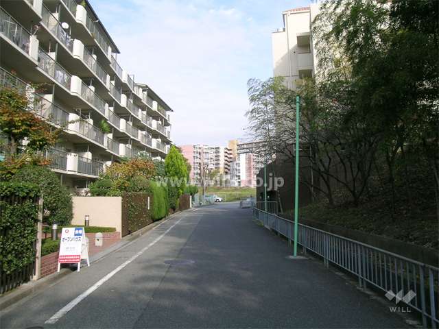 敷地南側の道路