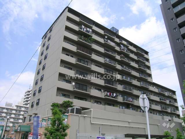 緑地東グランドマンションの外観（南側から）
