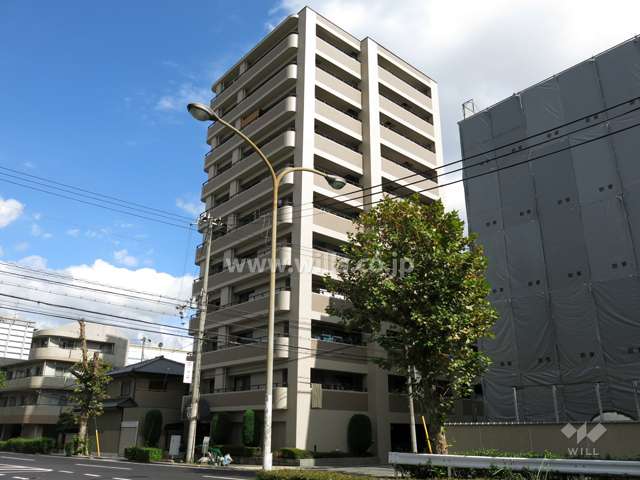 甲南ブランドール御影の外観（南西側から）