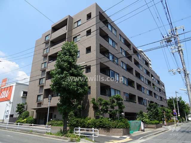 甲南山手ガーデンハウスの外観（南西側から）