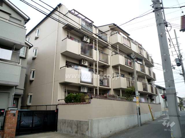 甲南深江コーポラスの外観（南西側から）