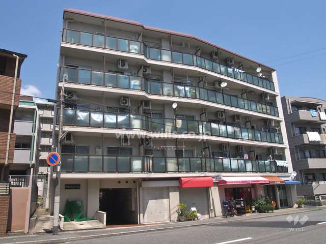 甲南本山ハイムの外観(南西側から)