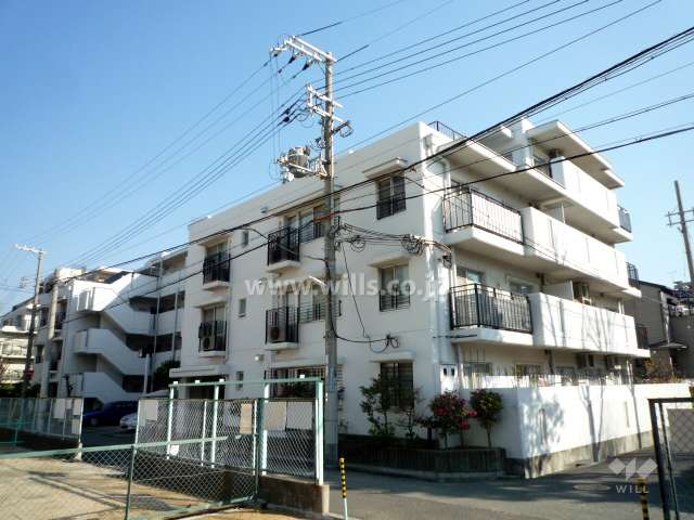 深江ロイヤルマンションの外観（北西側から）