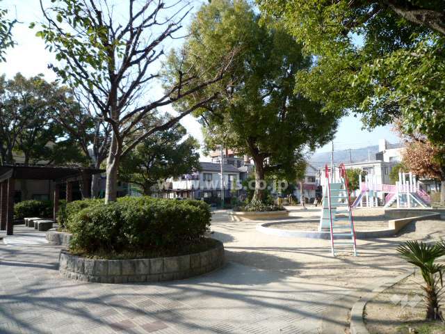 近くに公園があります。