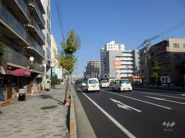 敷地南側の前面道路（2号線）
