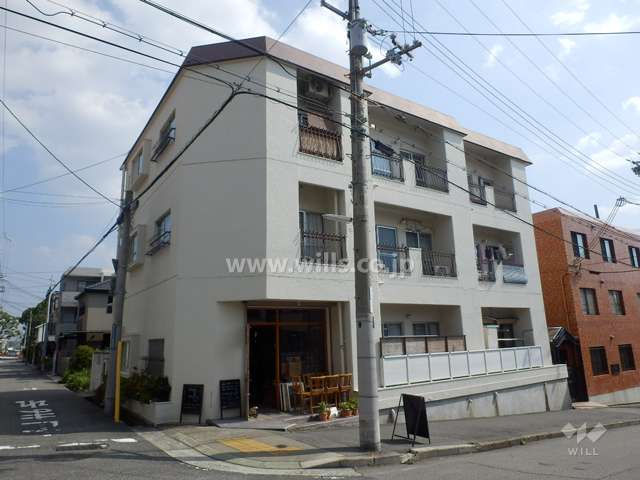 本山中町マンションの外観（北西側から）