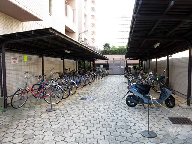 駐輪場とバイク置場