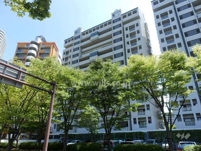 RICウエストコート4番街北棟3番館の外観（北西側から）