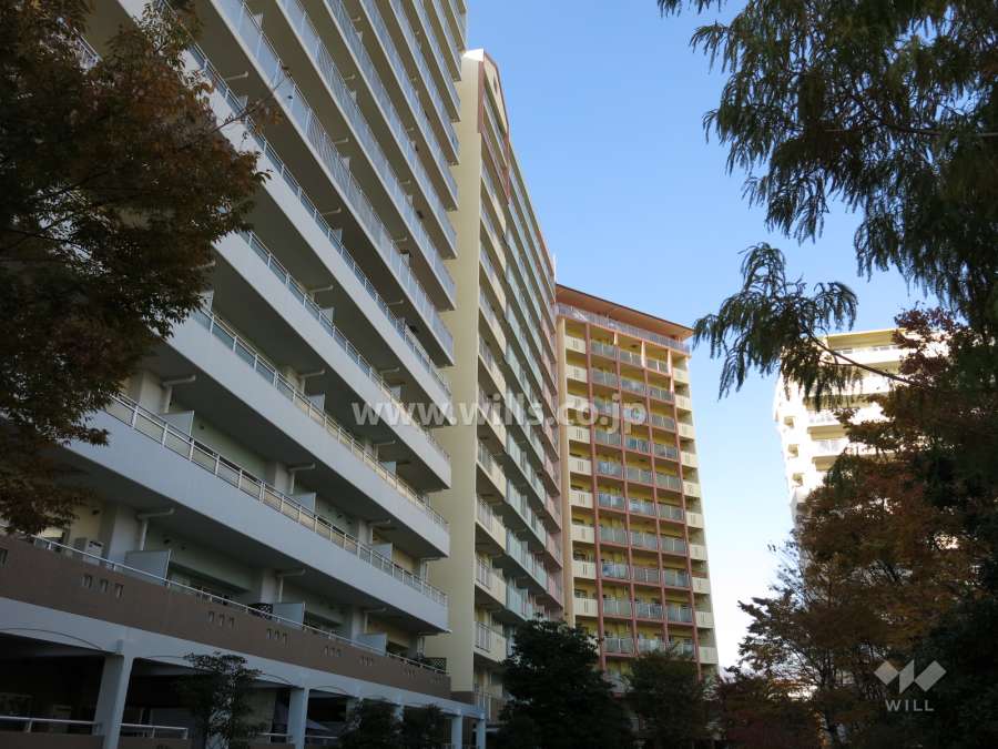 RICウエストコート7番街4番館B棟の外観（南側から）