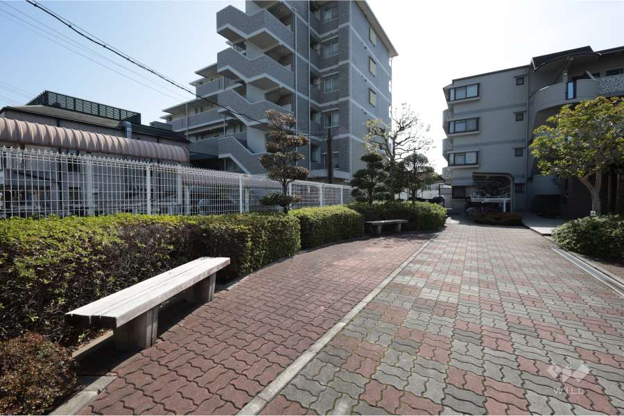 敷地内の広場