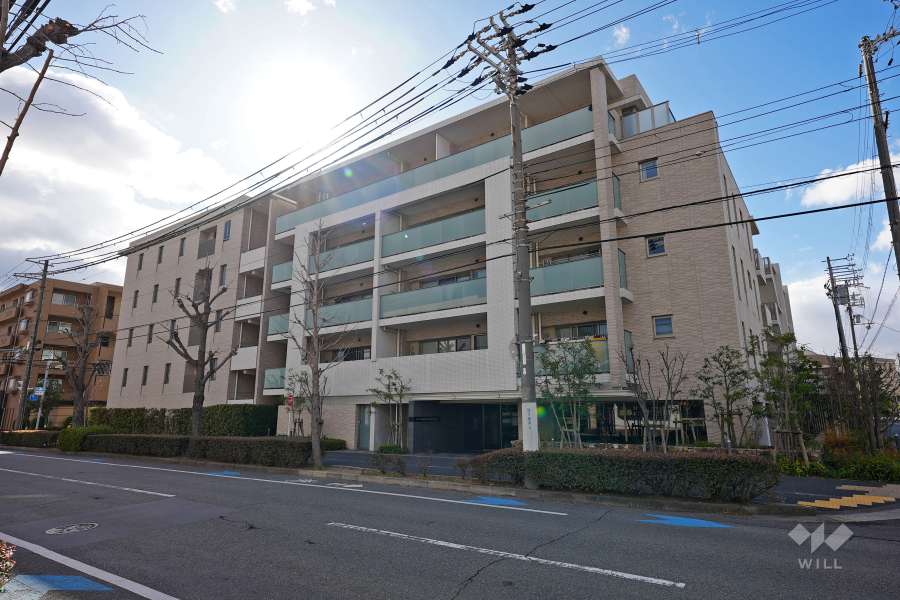 ザサンメゾン芦屋エルドの外観（北東側から）