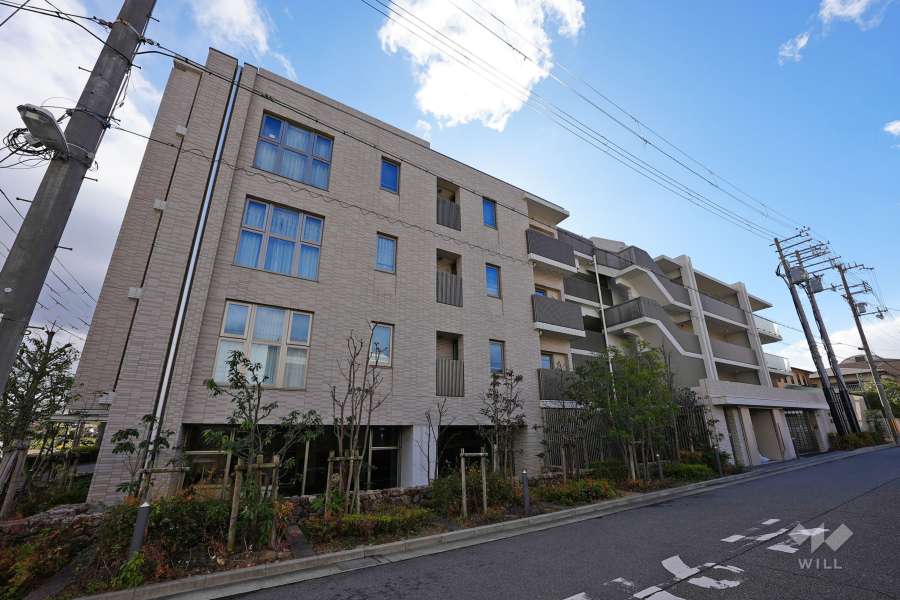 ザサンメゾン芦屋エルドの外観（北東側から）
