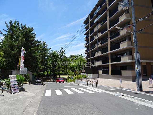 敷地南側の前面道路