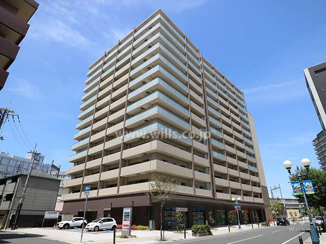 ジオ阪急川西レジデンスマークの外観（南東側から）