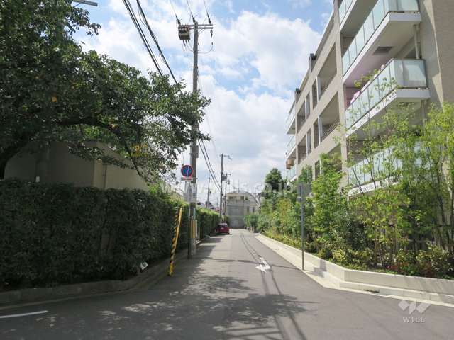 敷地南側の前面道路