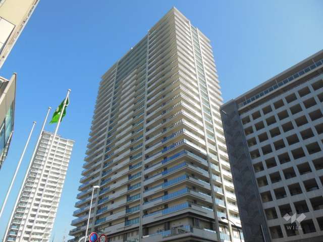 住吉川リバーサイドフォーラムザ・レジデンスの外観（北西側から）