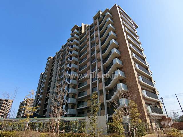 六甲アイランドCITY-W7Residence9番館の外観（北西側から）