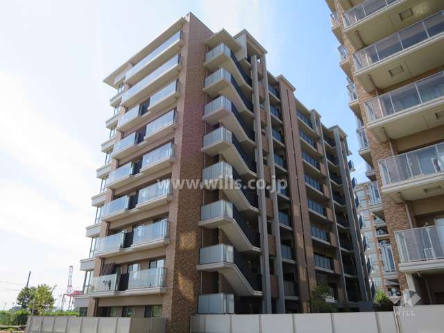 六甲アイランドCITY　W7Residence8番館の外観（北東側から）