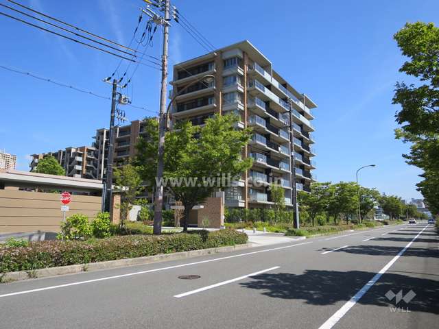 六甲アイランドCITY　W7Residence8番館の遠景