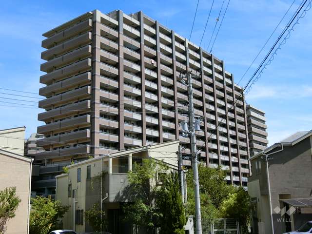 リビオ六甲高羽ガーデンスクエアの外観（北西側から）