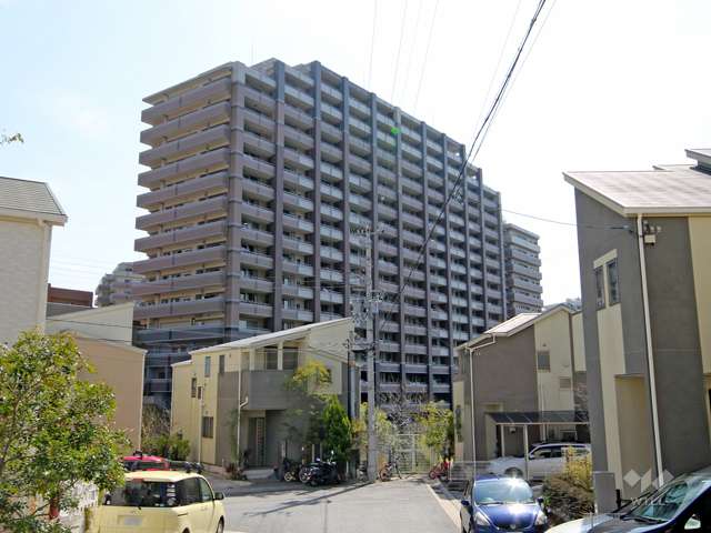 リビオ六甲高羽ガーデンスクエアの外観(北西側から)