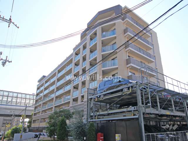 アークレジデンス六甲道の外観(北東側から)