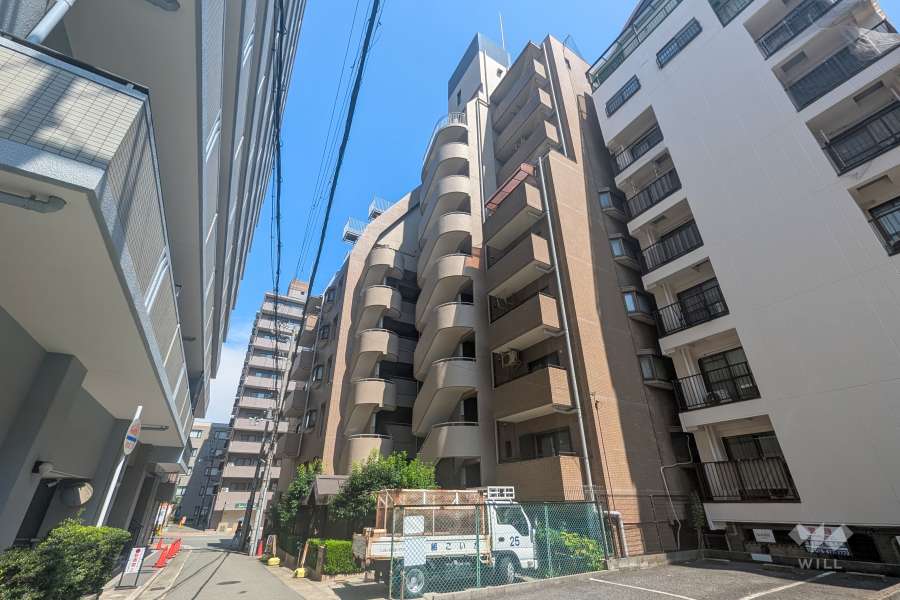 アーバンライフ六甲の外観（北西側から）