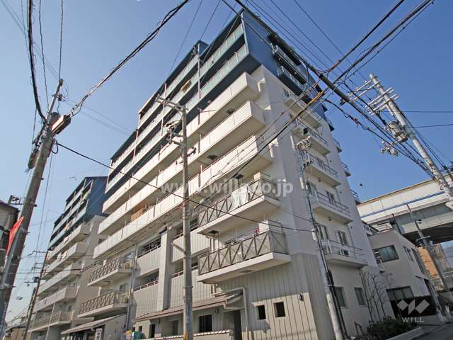 カサベラ新在家ツインズの外観(南東側から)
