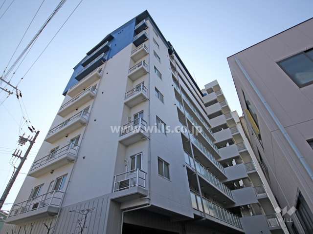カサベラ新在家ツインズの外観(北東側から)