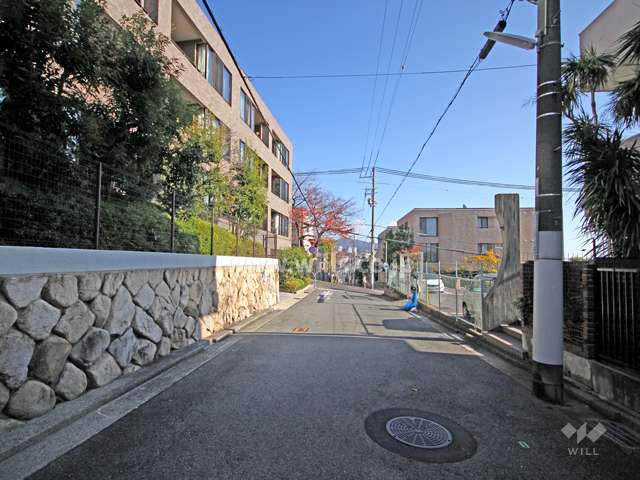 敷地南側の前面道路