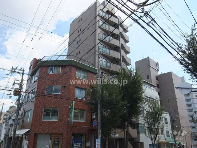 グランパレ阪急六甲の外観（北西側から）