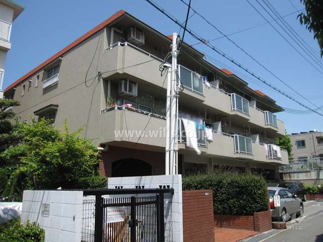 岡町シティハウスの外観（南西側から）