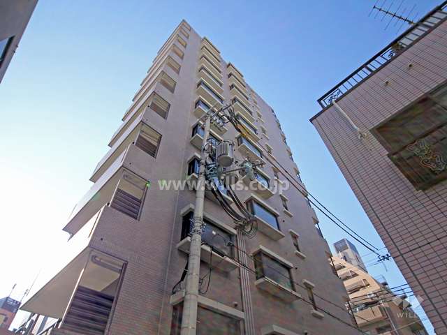 クレスト六甲の外観(北東側から)